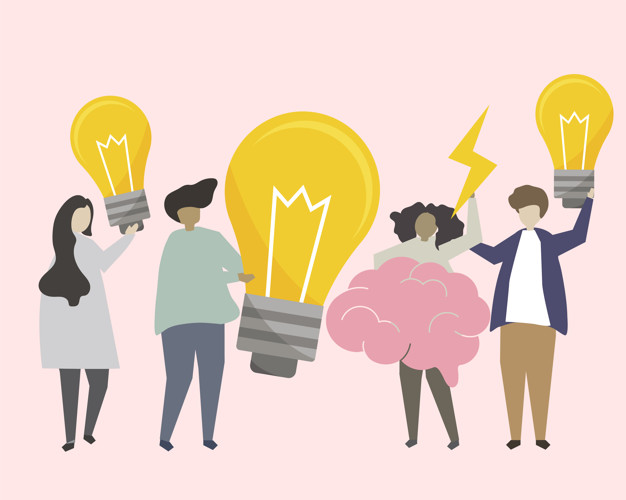 grupo de pessoas ilustrativas